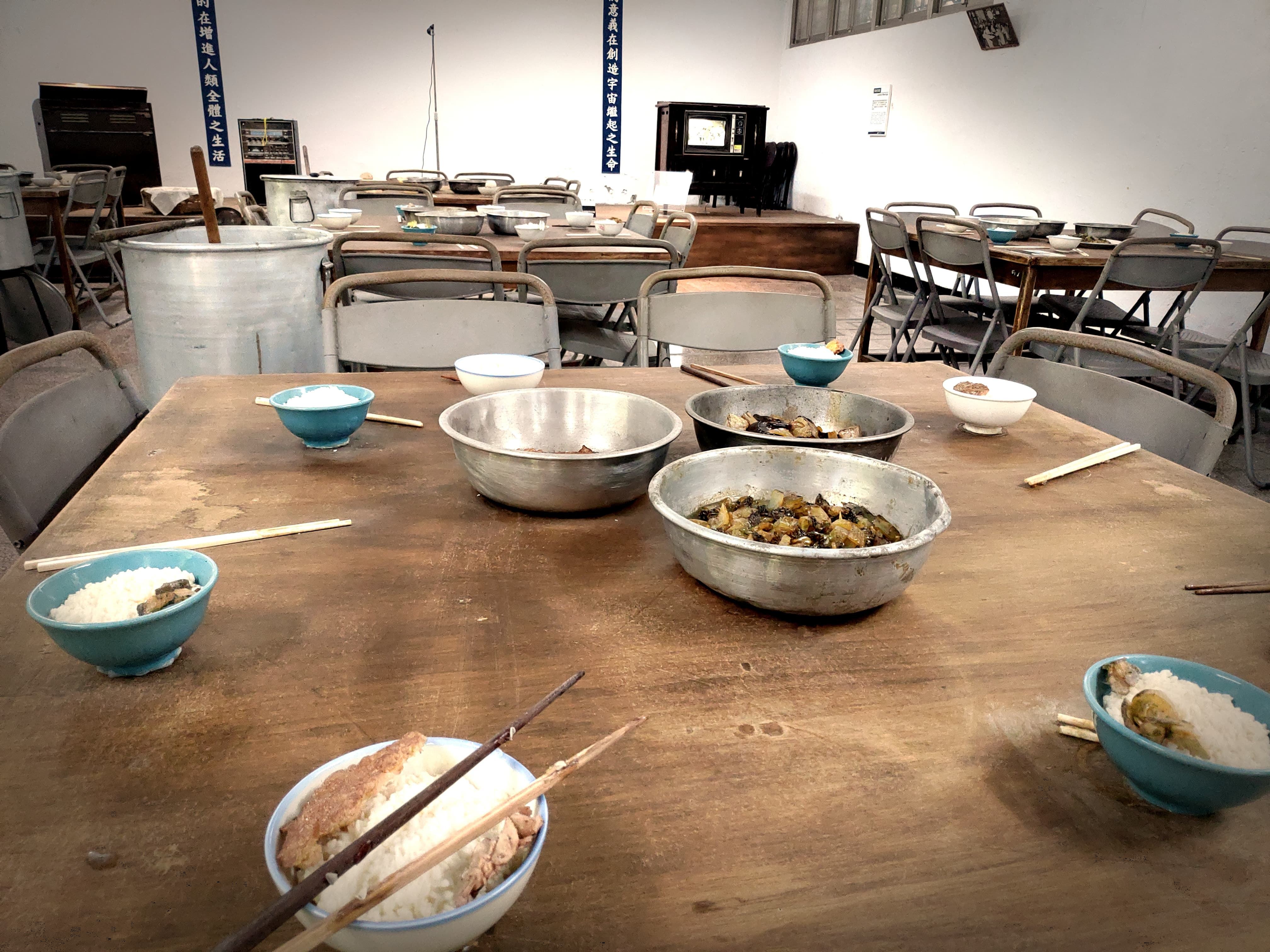 餐廳-餐桌復舊展示1