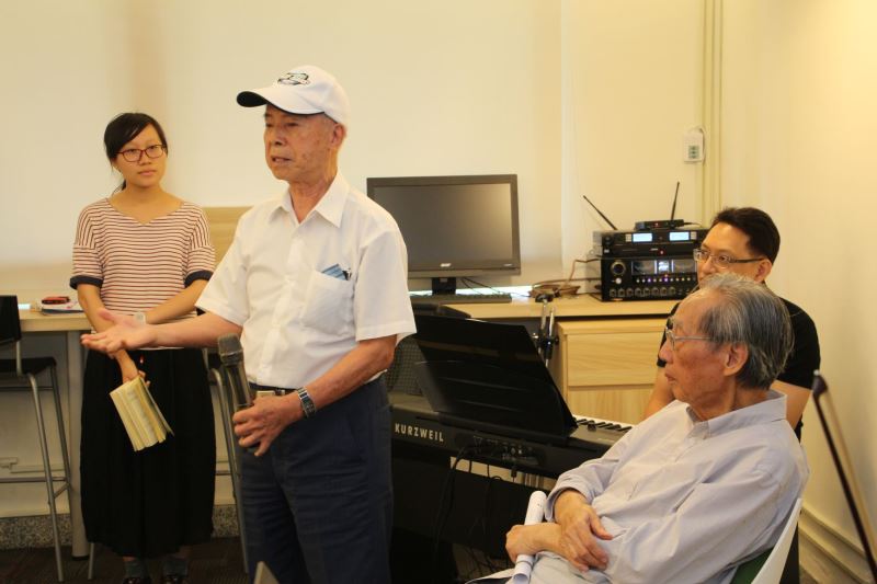 圖4_楊國宇前輩於綠島新生訓導處時曾參與康樂隊歌仔戲活動