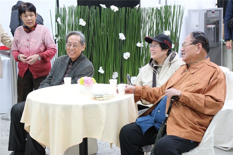 政治受難者張常美女士,蔡焜霖與吳水燈夫婦共同出席捐贈記者會