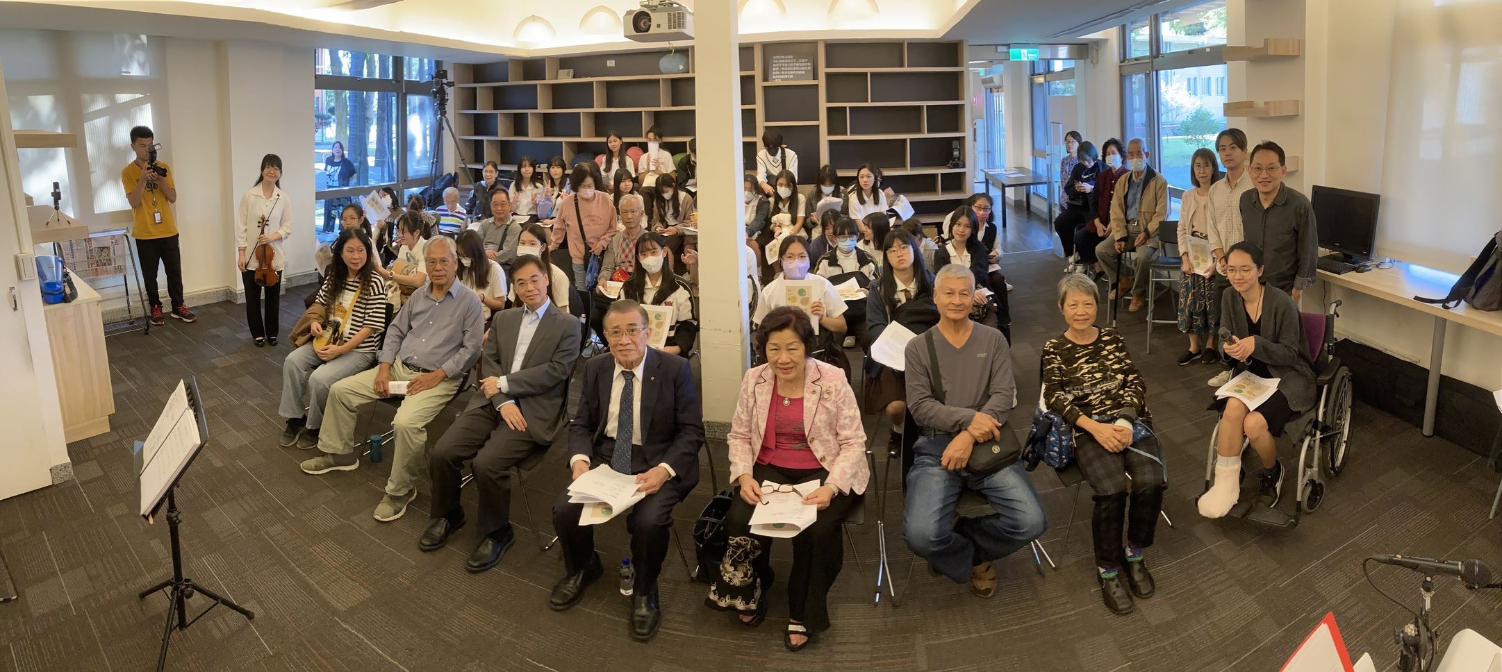 2023島嶼聲耕音樂工作坊「御風拓路先行者的堅貞愛情」大合影。