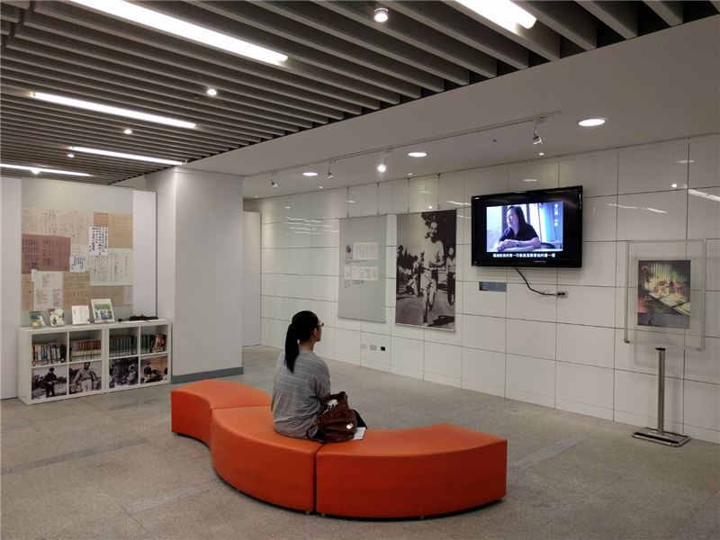 2臺中巡迴展透過紀錄影片以及主題書展介紹楊逵。