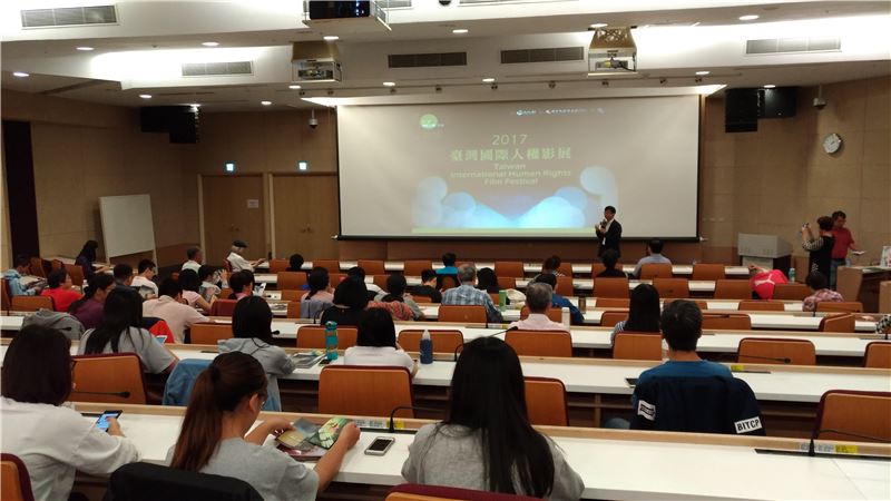 3臺灣國際人權影展中部地區首場活動現場。
