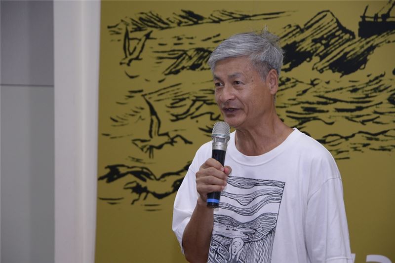 藝術家也是政治受難者陳武鎮前輩介紹創作理念