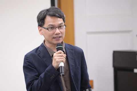 籌備處王主任逸群於活動中致詞