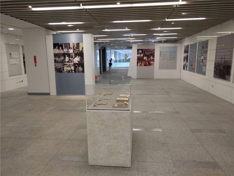 5展覽透過圖片與仿真文物,介紹楊逵一生堅持理念,不屈服的棈神。