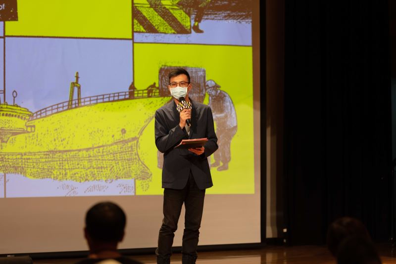 策展團隊代表林正尉分享