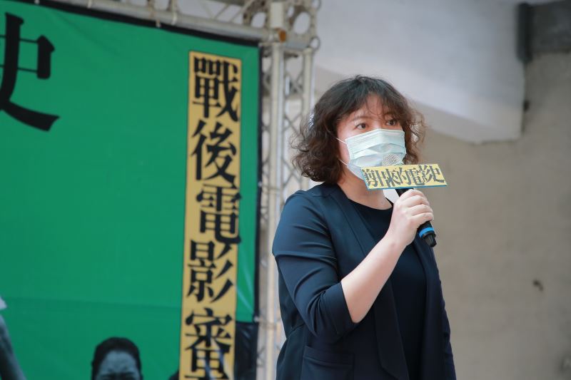 鄭南榕基金會董事鄭竹梅致詞