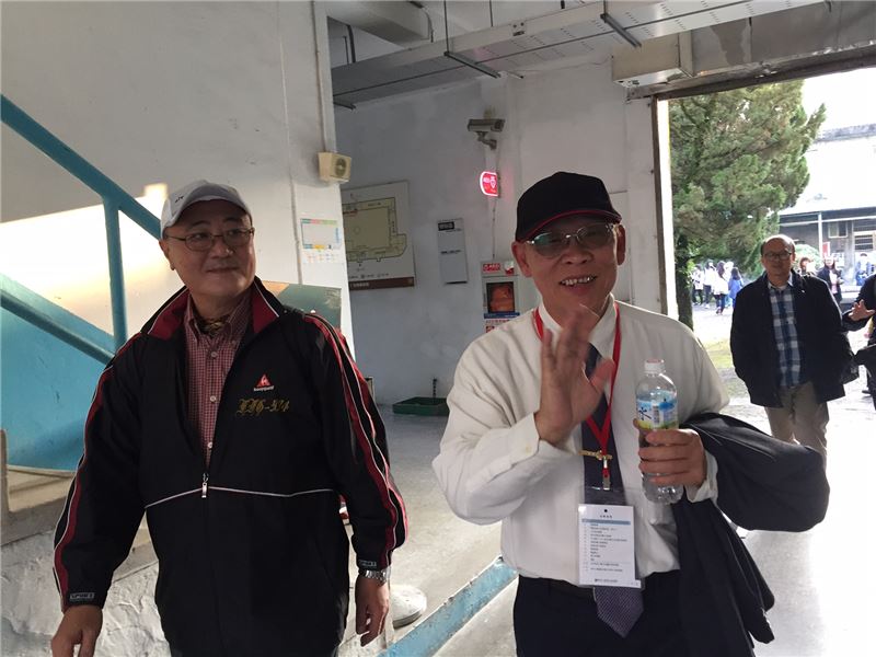 政治受難者前輩陳欽生先生(右)全程出席2017世界人權日活動