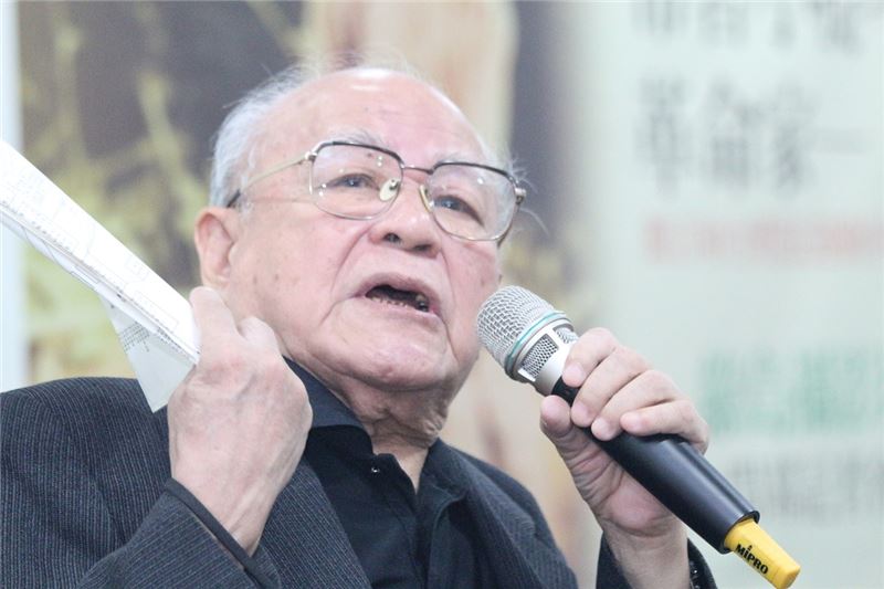 白恐受難者前輩陳明忠講述簡吉先生在臺灣人心目中的崇高地位