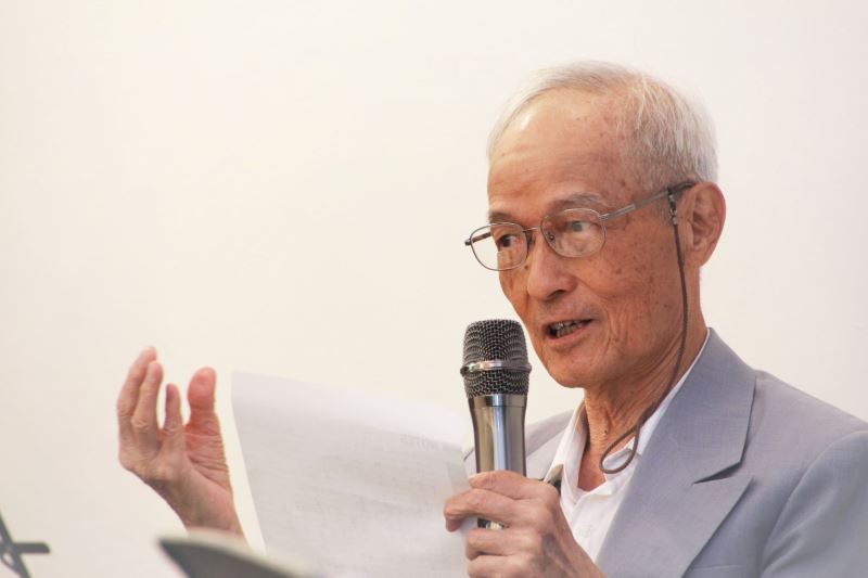 周賢農前輩講述自己青春繫獄獲淬鍊的人生,並感念啟蒙導師黎子松先生