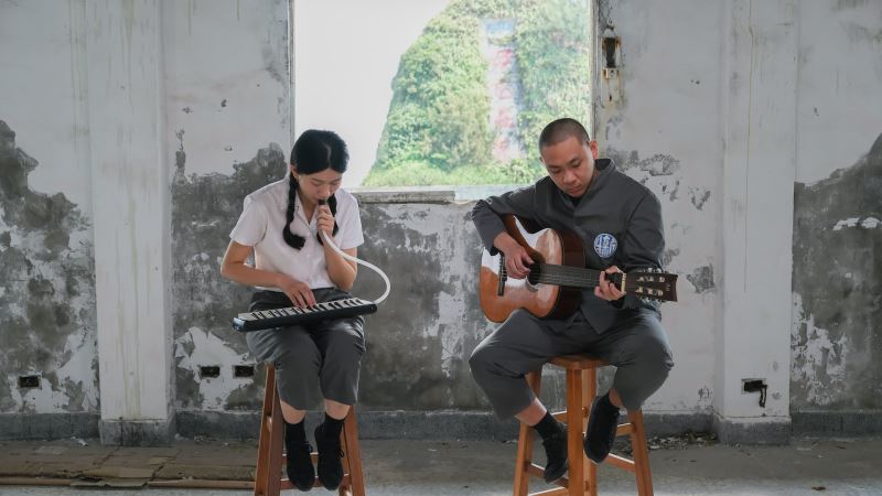 林羿綺作品《迴聲者群像》(2020綠島人權藝術季)