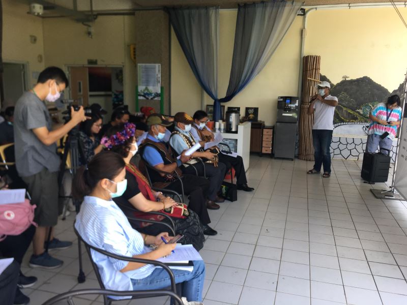 開幕儀式,現場多名部落代表及族人出席參與