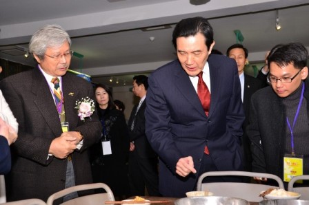 馬英九總統與龍應台部長參觀仁愛樓復原展示3