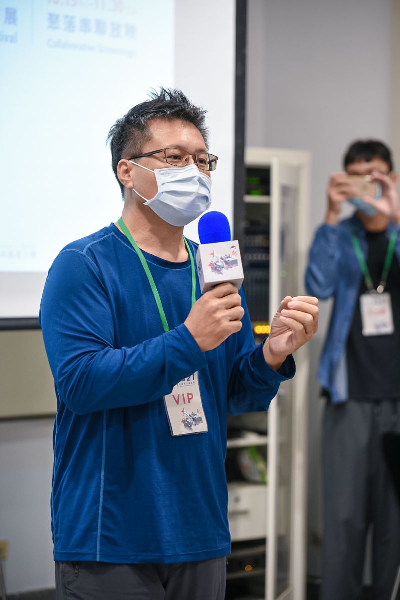 紀錄片導演馬躍.比吼Mayaw Biho致詞