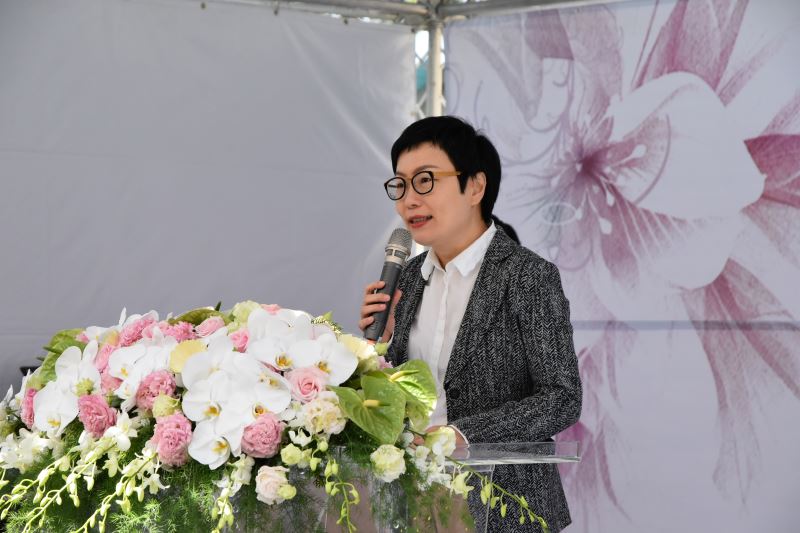 文化部丁次長曉菁在致詞中特別感謝政治受難者前輩的付出