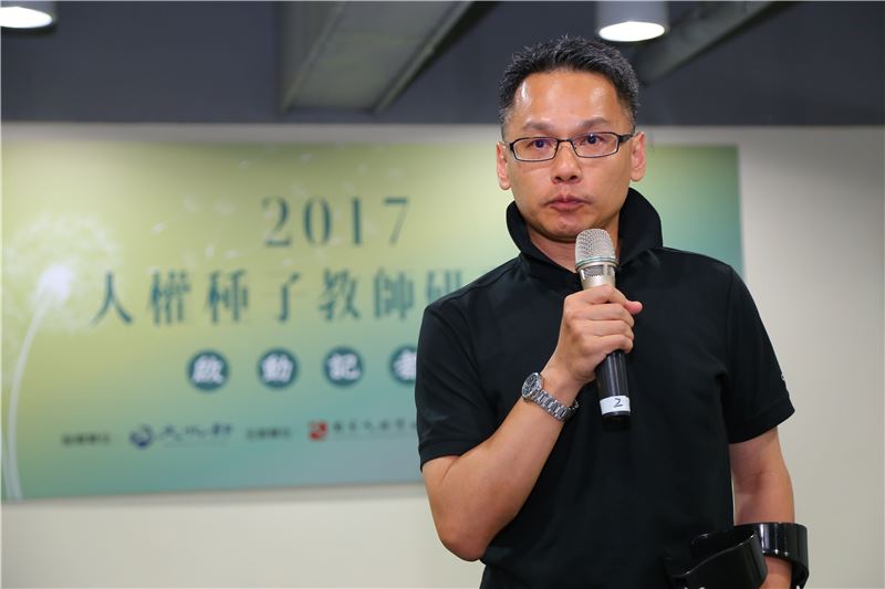 國家人權博物館籌備處王逸群主任為啟動儀式引言