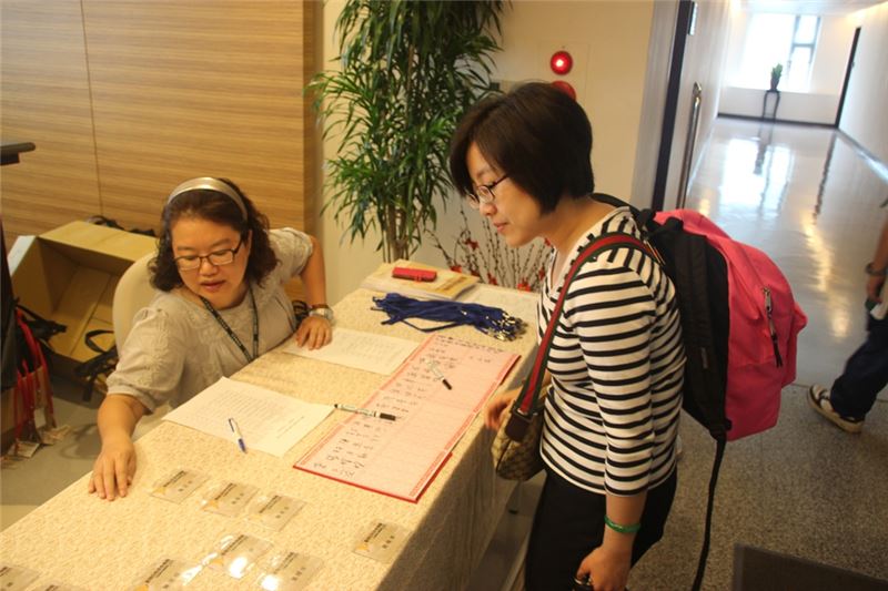 工作坊學員報到