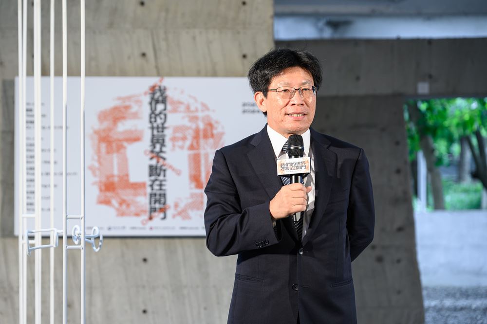 國家人權委員會高涌誠委員期待臺灣社會透過本次特展不斷打開歷史的視野。