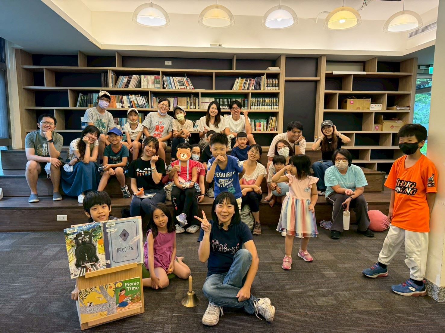 圖為上一季人權繪本說故事台語場活動現場照。